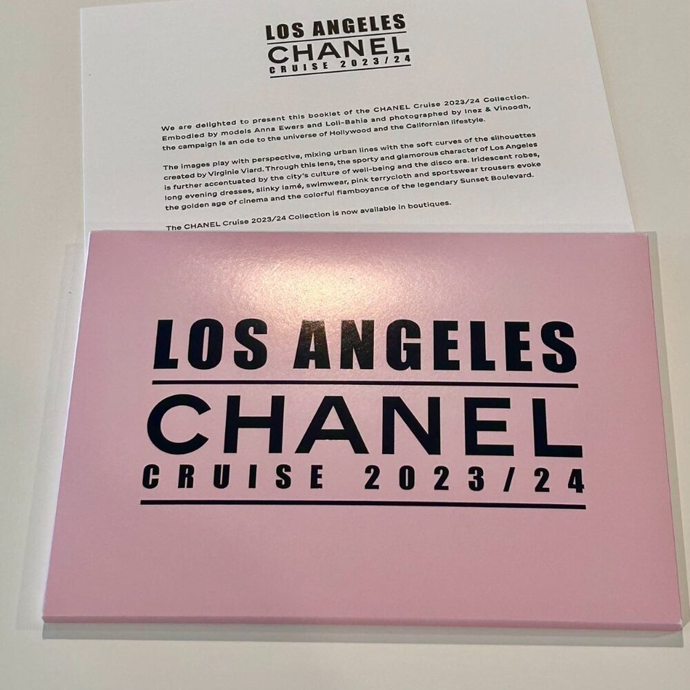 THE CHANEL Los Angeles Cruise 2023/24 Collection Booklet (Brand New)